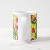 Wassermelone Muster 2 Jumbo-Tasse (Rückseite)