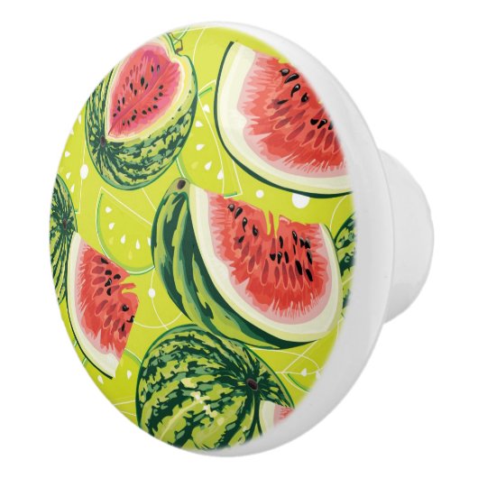 Wassermelone-Muster 2 Keramikknauf (Rechts)