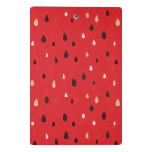 Wassermelone Muster 2 Mini Klemmbrett (Rückseite)