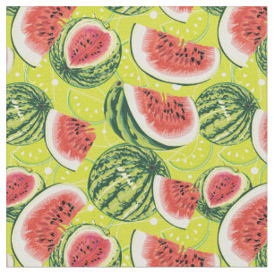 Wassermelone-Muster 2 Stoff