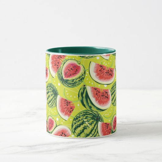 Wassermelone-Muster 2 Tasse (Zentrum)