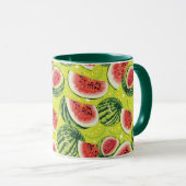 Wassermelone-Muster 2 Tasse (VorderseiteRechts)