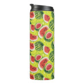 Wassermelone Muster 2 Thermosbecher (Nach rechts gedreht)