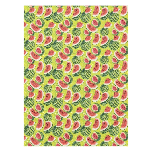Wassermelone-Muster 2 Tischdecke (Vorderseite)