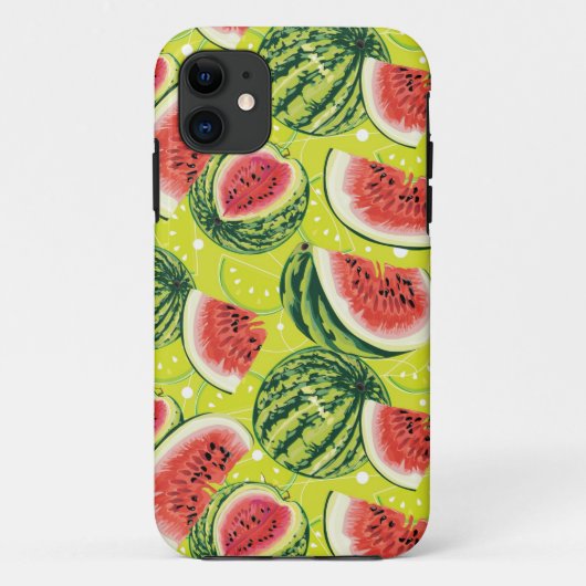 Wassermelone-Muster Case-Mate iPhone Hülle (Rückseite)