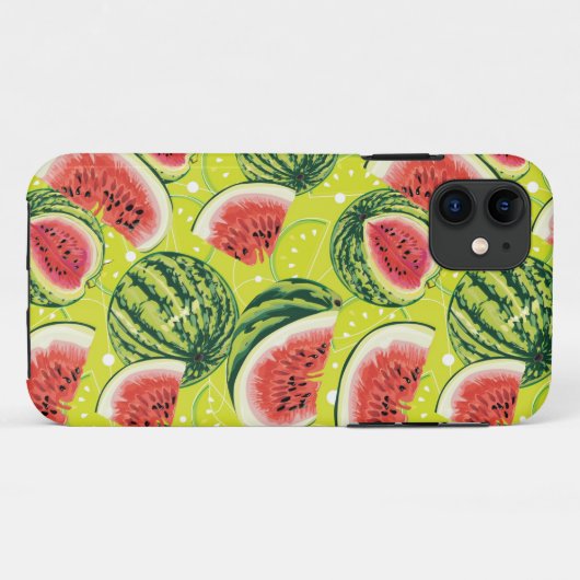 Wassermelone-Muster Case-Mate iPhone Hülle (Rückseite (Horizontal))