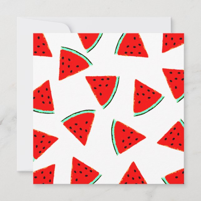 Wassermelone Muster Dreiecke (Vorderseite)