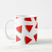 Wassermelone Muster Dreiecke Kaffeetasse (Links)