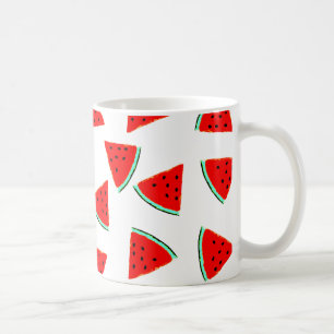 Wassermelone Muster Dreiecke Kaffeetasse