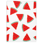 Wassermelone Muster Dreiecke Klemmbrett (Rückseite)