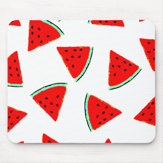 Wassermelone Muster Dreiecke Mousepad (Vorne)