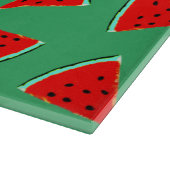Wassermelone Muster Dreiecke Schneidebrett (Ecke)