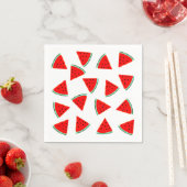 Wassermelone Muster Dreiecke Serviette (Beispiel)