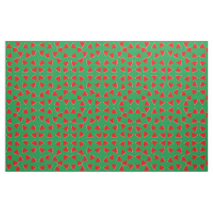 Wassermelone Muster Dreiecke Stoff