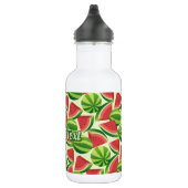 Wassermelone Muster Edelstahl Wasserflasche (Rechts)