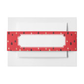 Wassermelone-Muster Einladungsbanderole (Vorderseite Beispiel)