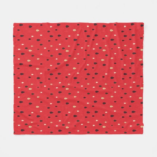Wassermelone-Muster Fleecedecke (Vorderseite (Horizontal))