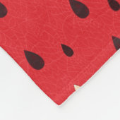 Wassermelone-Muster Fleecedecke (Ecke)