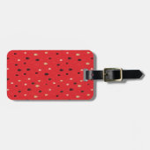 Wassermelone-Muster Gepäckanhänger (Vorderseite horizontal)