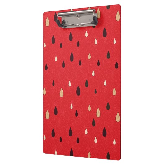 Wassermelone-Muster Klemmbrett (Links)