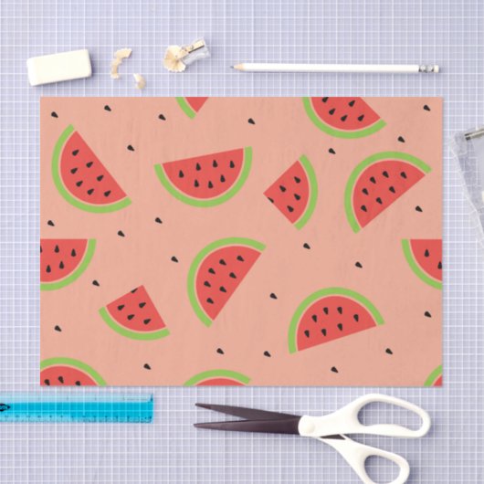 Wassermelone-Muster-Seidenpapier Seidenpapier (Handwerk)