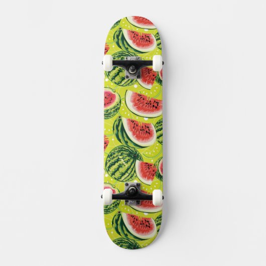 Wassermelone-Muster Skateboard (Vorderseite)