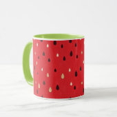 Wassermelone-Muster Tasse (Vorderseite Links)