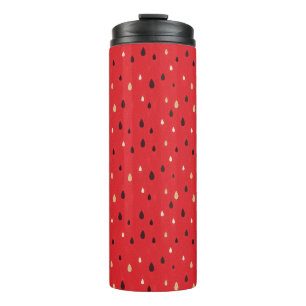 Wassermelone-Muster Thermosbecher