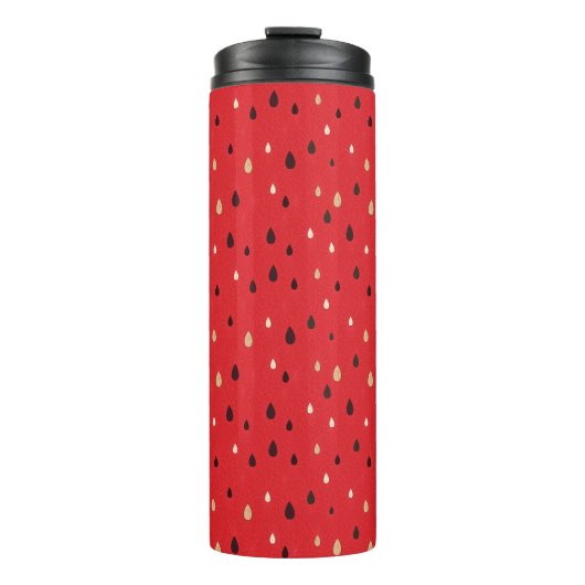 Wassermelone-Muster Thermosbecher (Vorderseite)