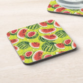 Wassermelone-Muster Untersetzer (Linke Seite)