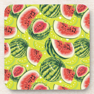 Wassermelone-Muster Untersetzer