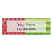 Wassermelone Namenschild (Vorderseite)