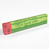 Wassermelone Namensplakette