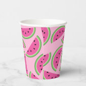 Wassermelone Niedlich Kids 1. Geburtstag Pappbecher (Rechts)