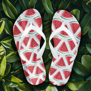 Wassermelone Niedlich Rosa Sommerfrüchte Badesandalen