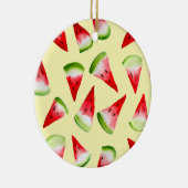 Wassermelone niedliche Früchte Keramik Ornament (Rechts)