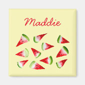 Wassermelone niedliche Früchte Magnet (Vorne)