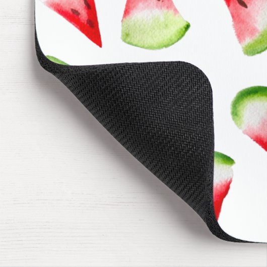 Wassermelone niedliche Früchte Mousepad (Ecke)