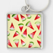 Wassermelone niedliche Früchte Schlüsselanhänger (Vorne)