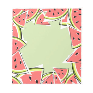 Wassermelone Notizblock