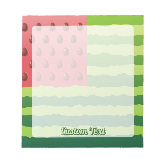 Wassermelone Notizblock (Vorderseite)