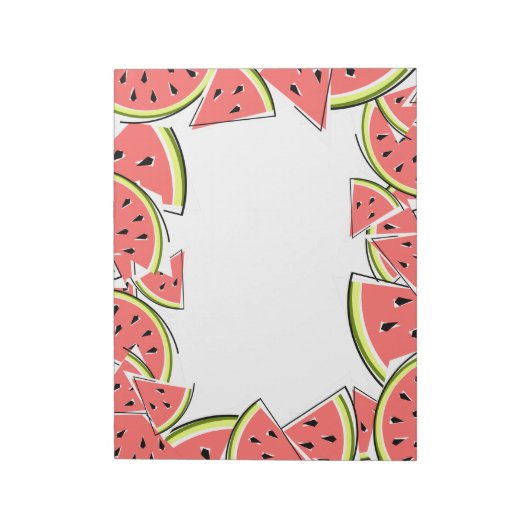 Wassermelone Notizblock (Rotiert)