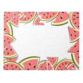 Wassermelone Notizblock (Vorderseite)