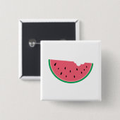 Wassermelone Obst Süße Gesundheit Frische Pasta ma Button (Vorne & Hinten)