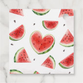 Wassermelone One in a Melon Geschenkanhänger (Rückseite)
