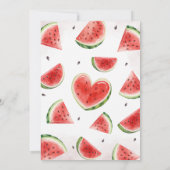 Wassermelone One in a Melon Zeitkapsel Karte (Rückseite)
