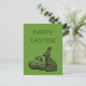 Wassermelone Ostern Feiertagspostkarte (Stehend Vorderseite)