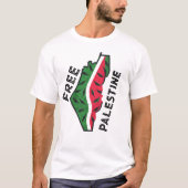 Wassermelone Palestine - Freepaletine Shirt (Vorderseite)