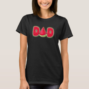 Wassermelone Papa Fruchtarianer Sommer Vater Fruch T-Shirt