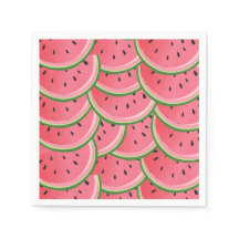 Wassermelone Papier Napkins Sommerfrucht Melon Pic